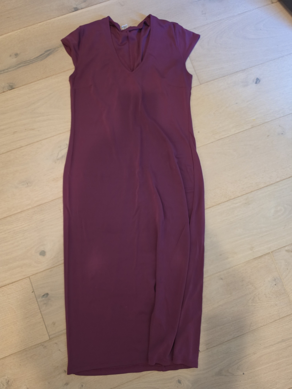 GAP Plum V-Neck Maxi Dress